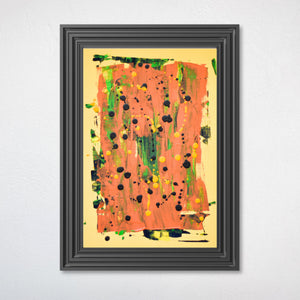 Abstract No. 15 | Painting on Cardboard