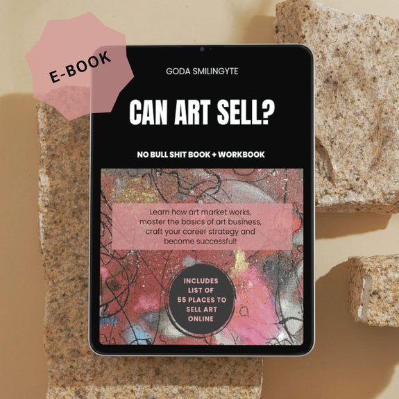 Can art sell? an ebook for artists about selling art online.