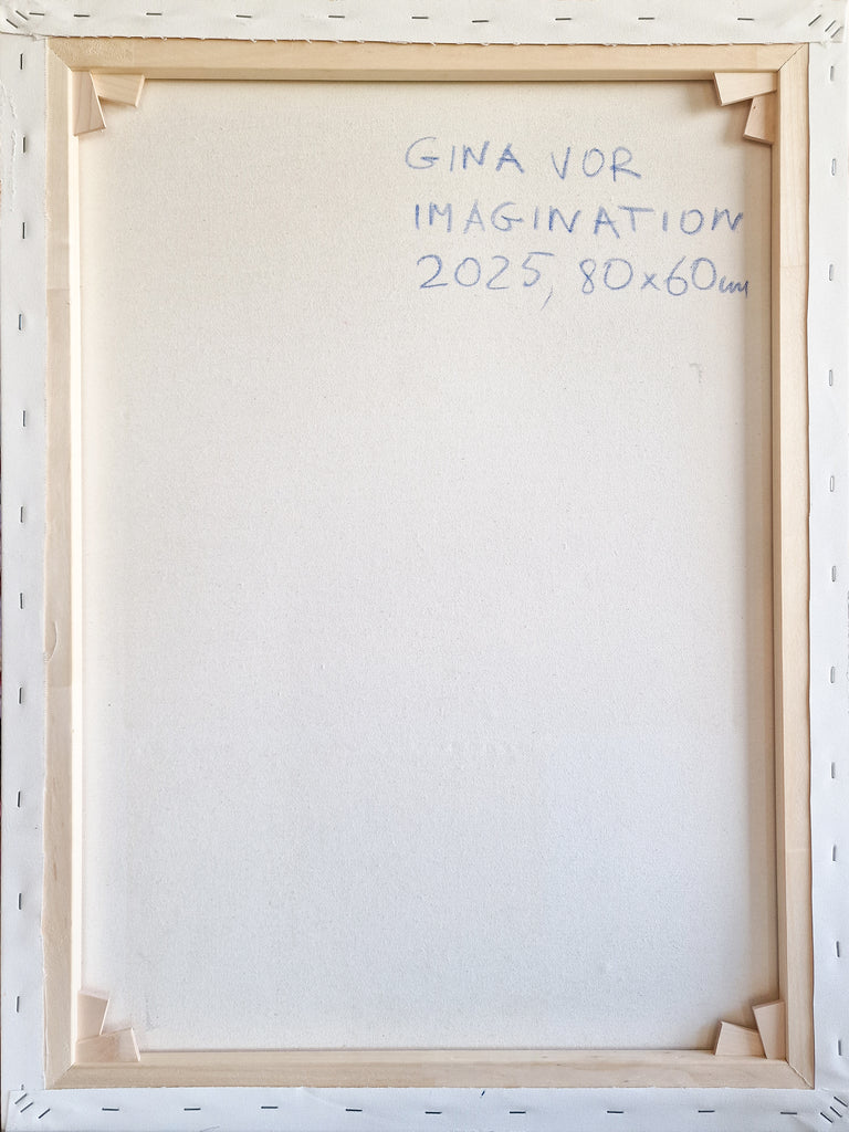 back of a signed framed artwork