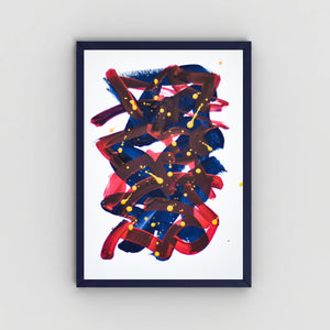 Abstract No. 20 | Painting on Cardboard