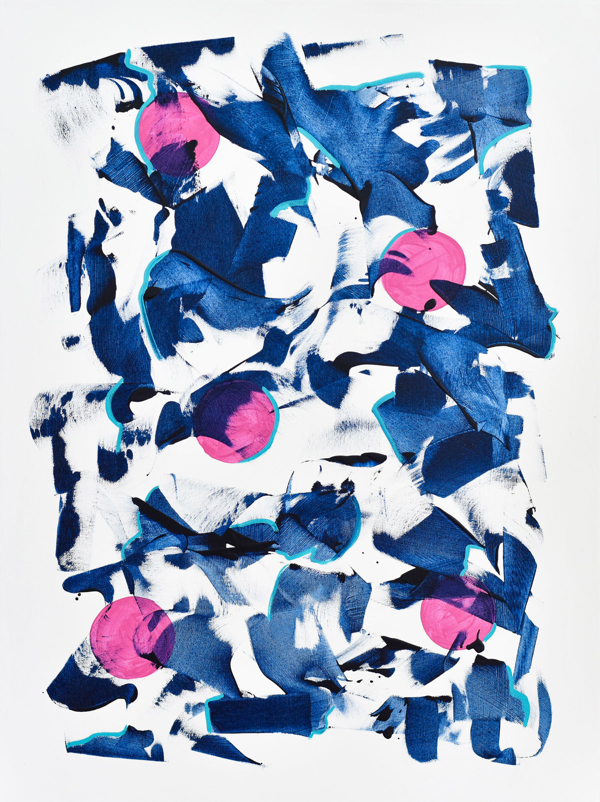 Painting | Prussian Blue 16 | Art Goda – ART GODA