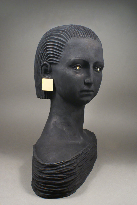 contemporary bronze sculpture art woman