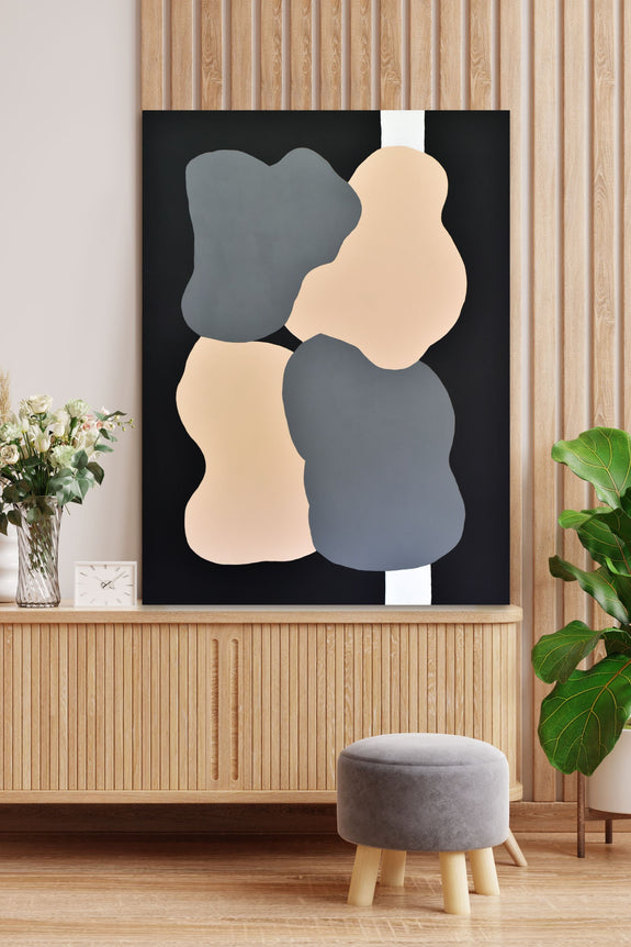 modern abstract art for contemporary interiors