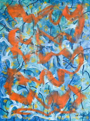 Abstract Painting | Aqua 7