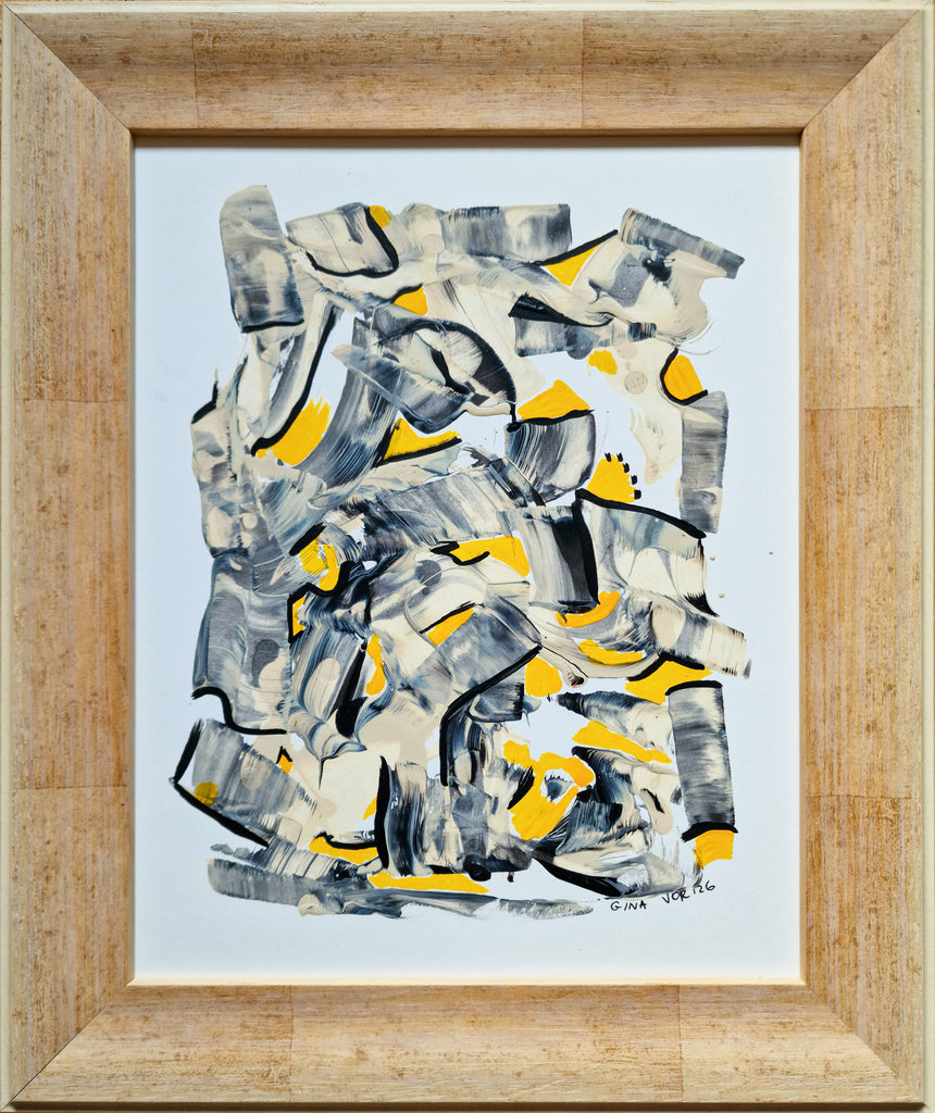 Abstract painting by Gina Vor