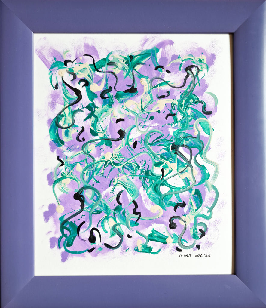Original abstract art by Gina Vor
