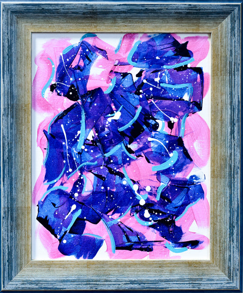 Abstract painting in a frame available for sale