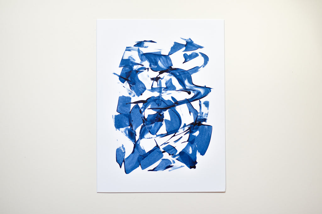 blue abstract art buy online