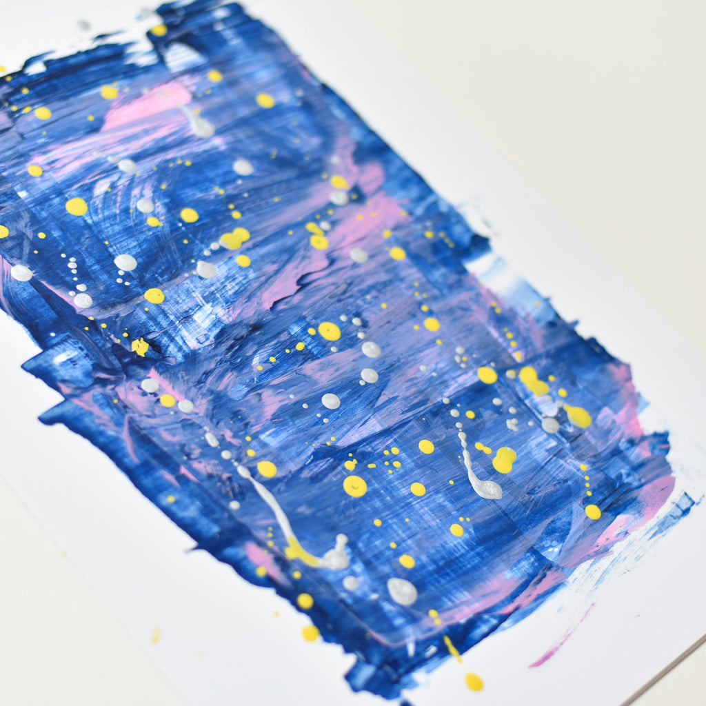 Blue abstract painting buy online