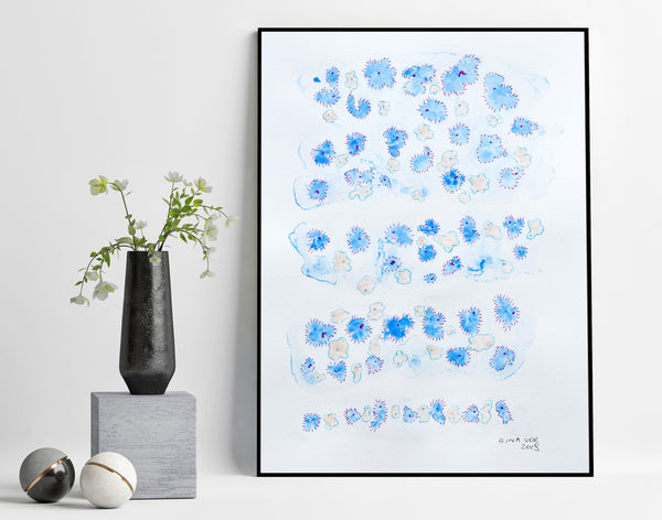 Abstract watercolour art for sale
