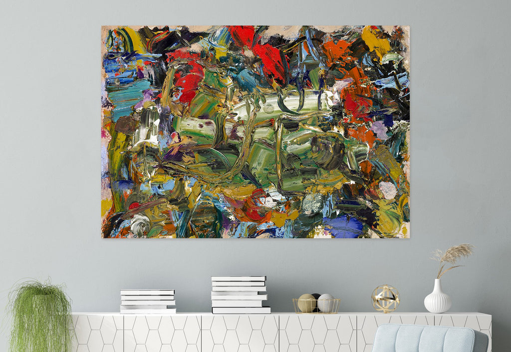 Abstract art print on canvas