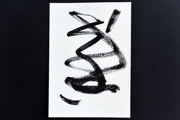 Abstract ink drawing on paper - buy online