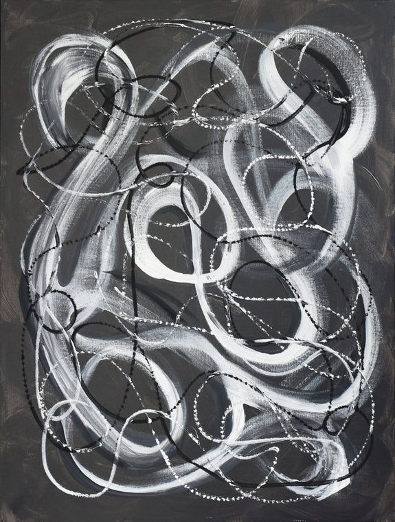 Black and white abstract art for sale