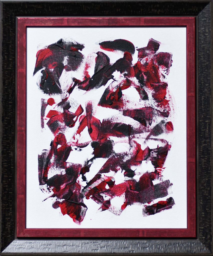 Framed abstract painting for sale