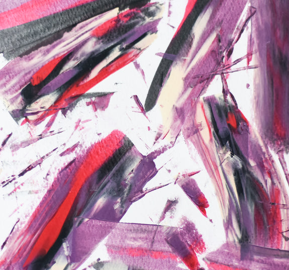 Art on paper - beautiful and affordable abstract painting