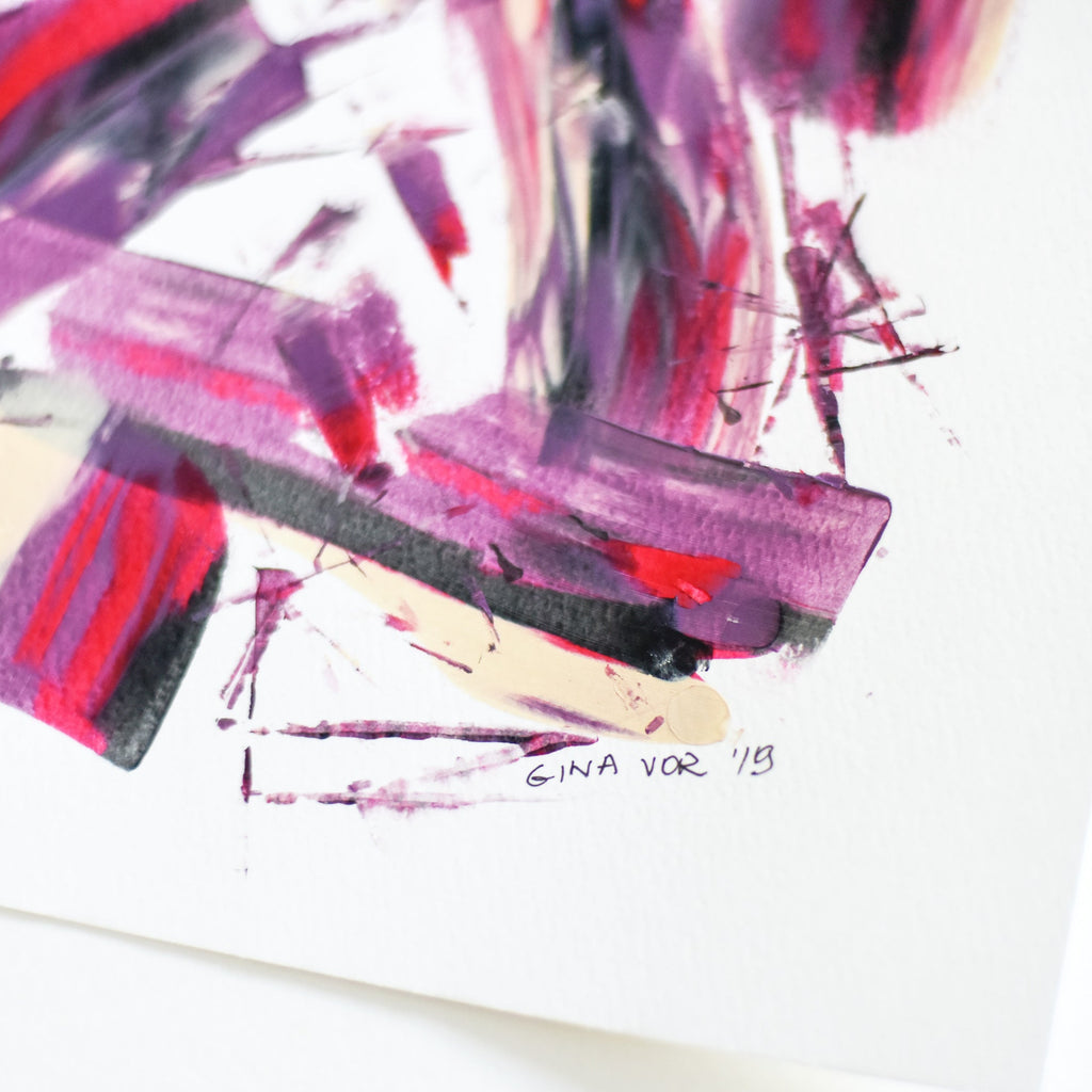 Abstract art by contemporary artist Gina Vor