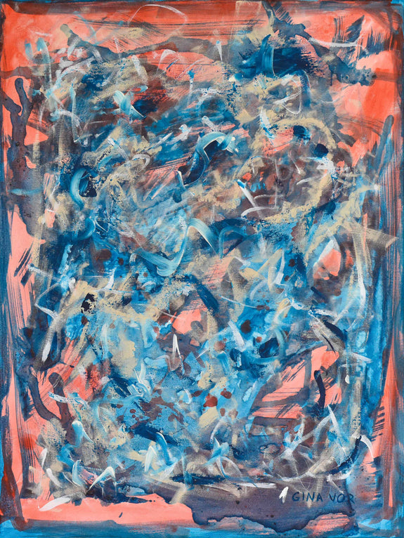 Abstract Painting | Aqua 3