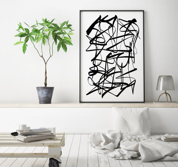 black and white abstract art downlaod