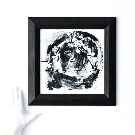 black and white abstract painting for sale
