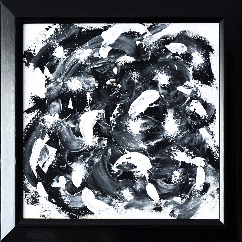 Black and white abstract art for sale