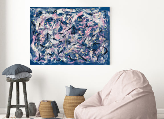 Blue Abstract Painting for Sale