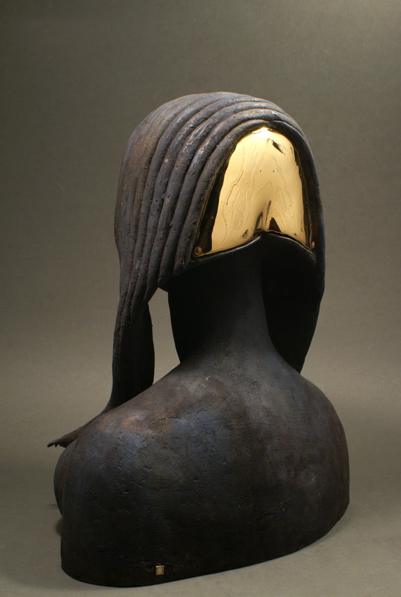 Contemporary bronze sculpture art