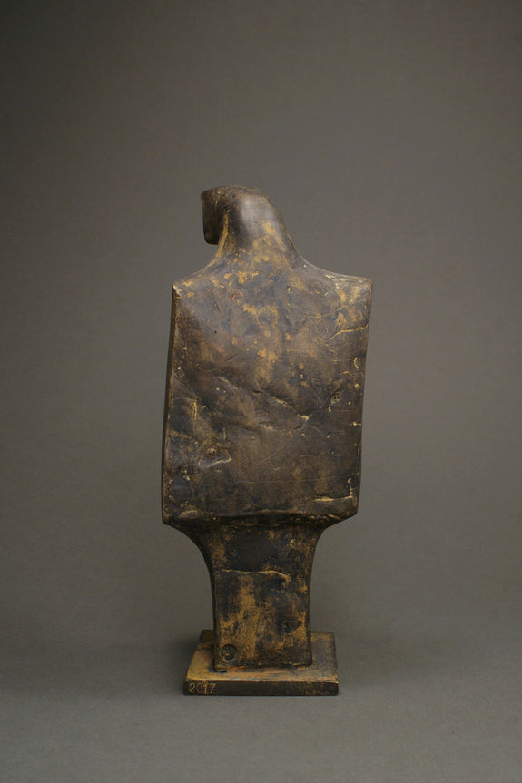 Bronze sculpture of a man