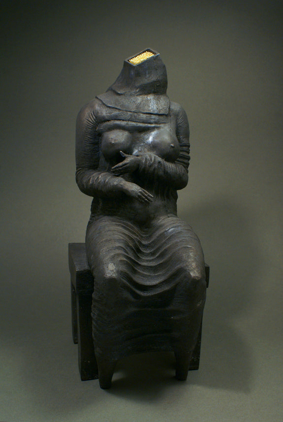 Bronze sculpture of a woman for sale