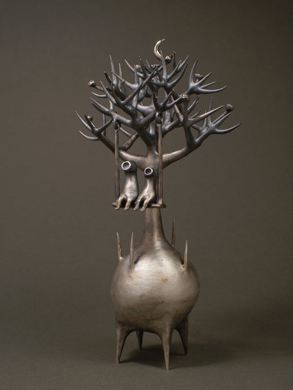 Contemporary bronze sculpture art