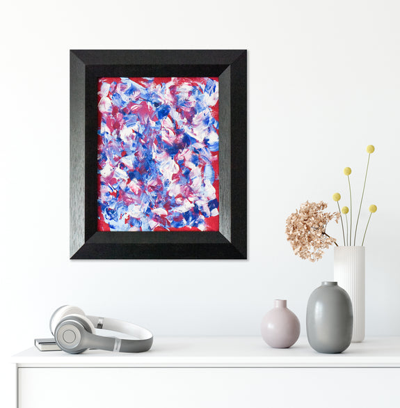 Miniature abstract painting for sale