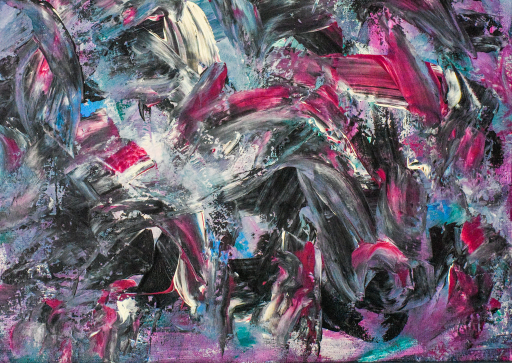 Abstract expressionism painting