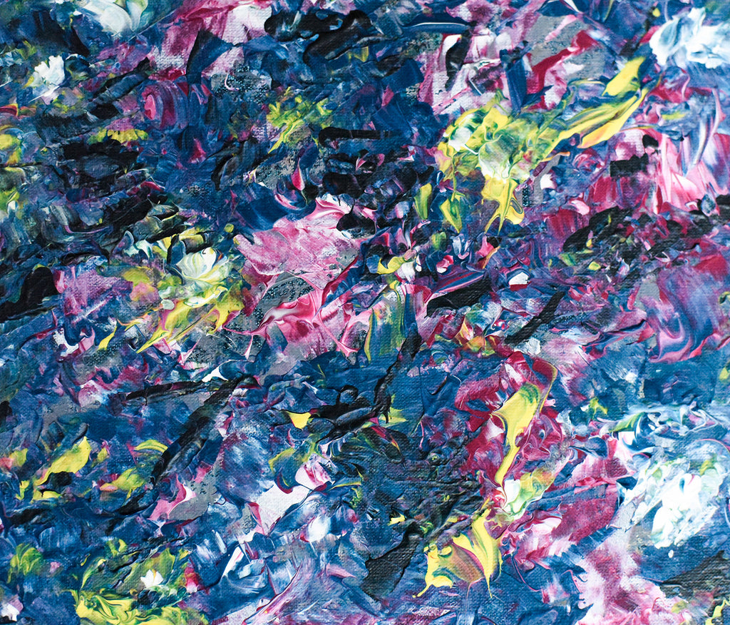 Abstract expressionist painting