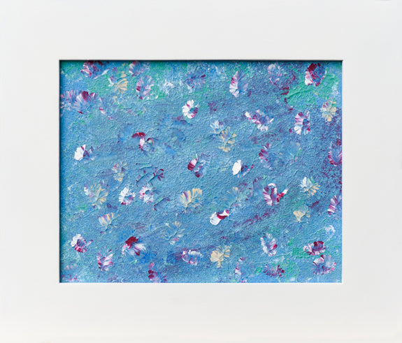 Blue art abstract painting for sale