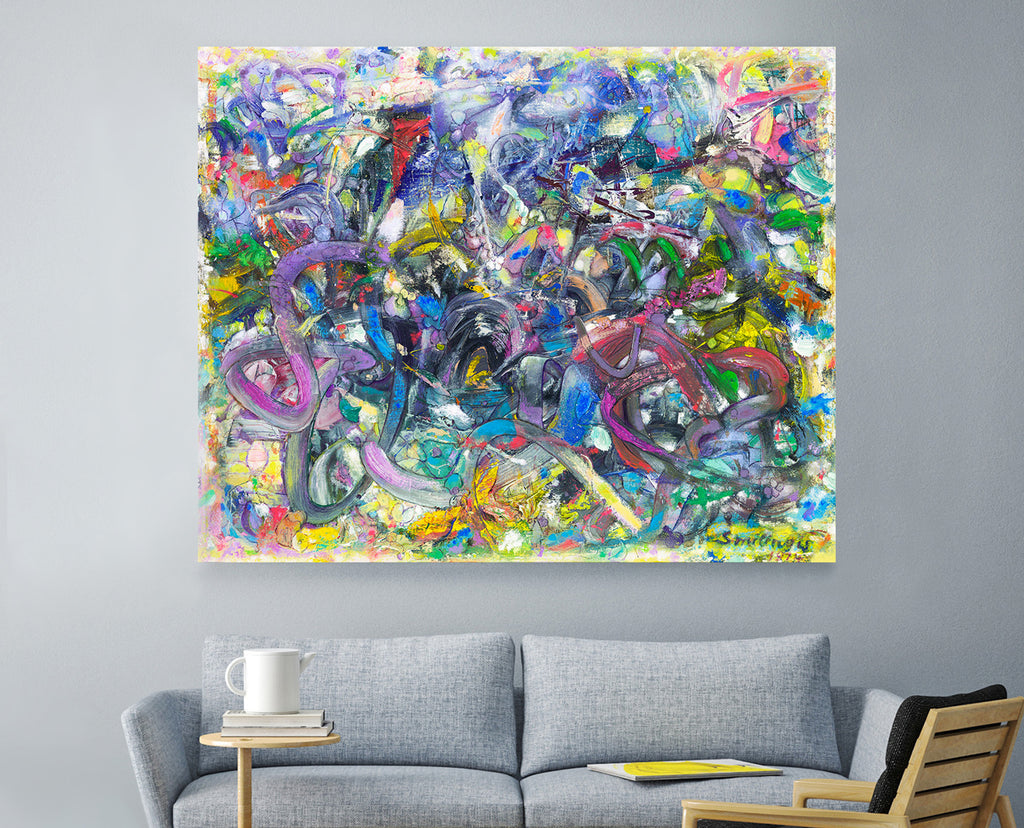 Large abstract art print for sale