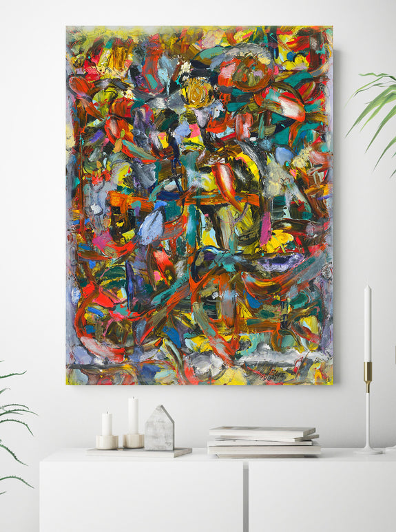 Large abstract art print for sale