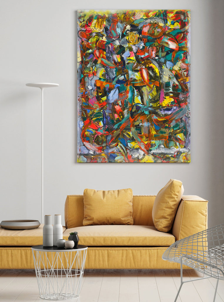 Large abstract art print