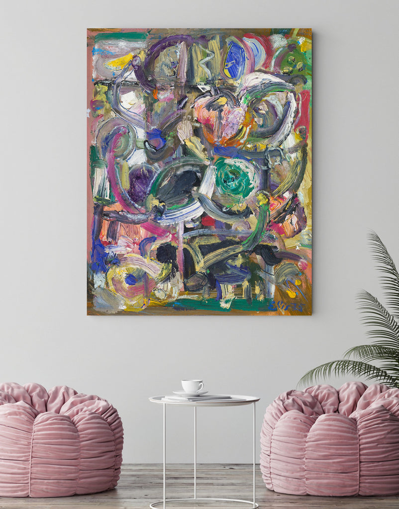 Large abstract art print