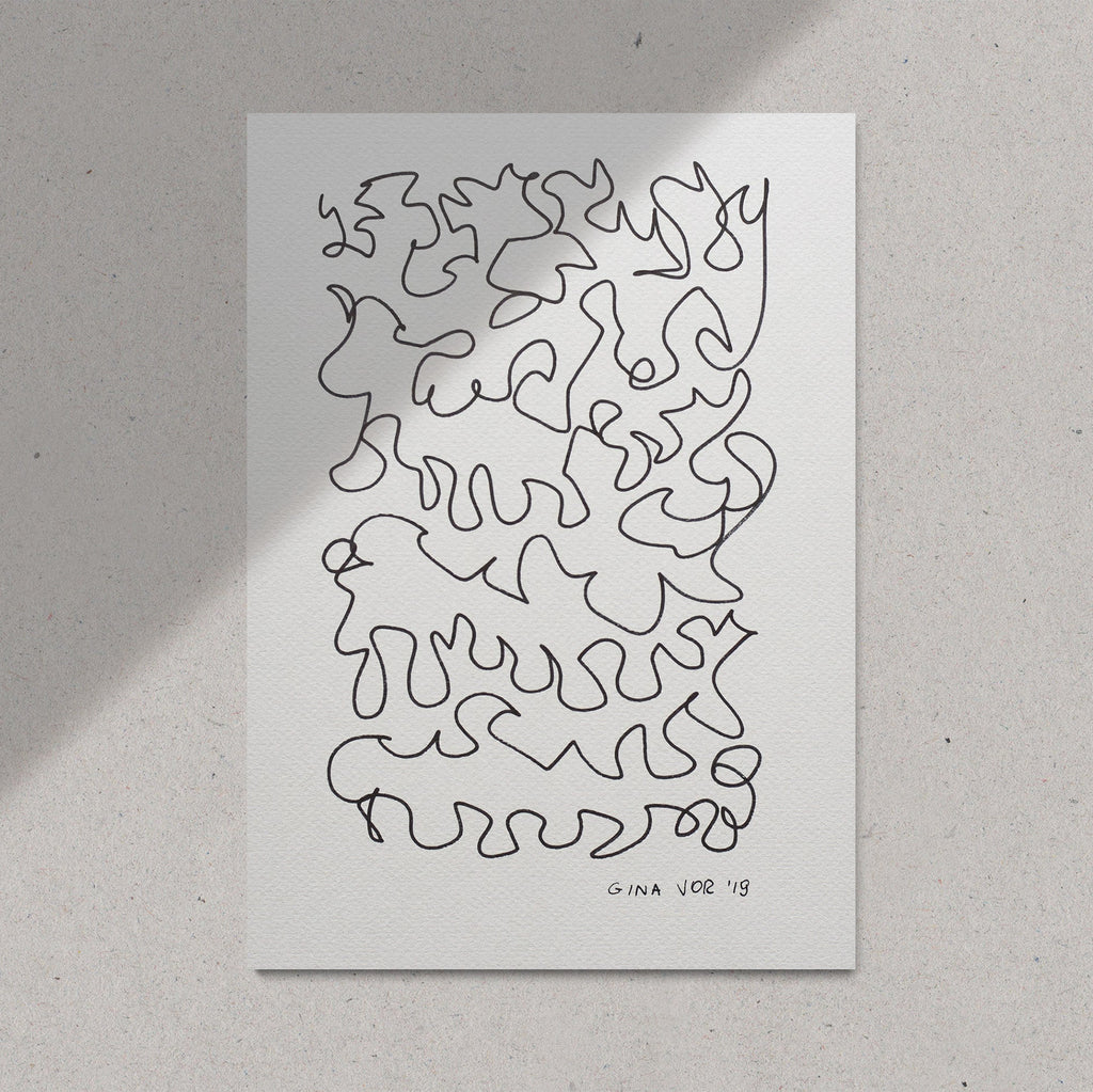 Abstract line drawing