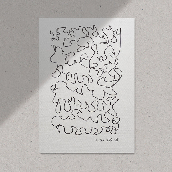 Abstract line drawing