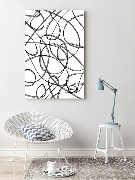 Free printable abstract linear wall art