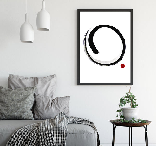Printable wall art - Enso circle