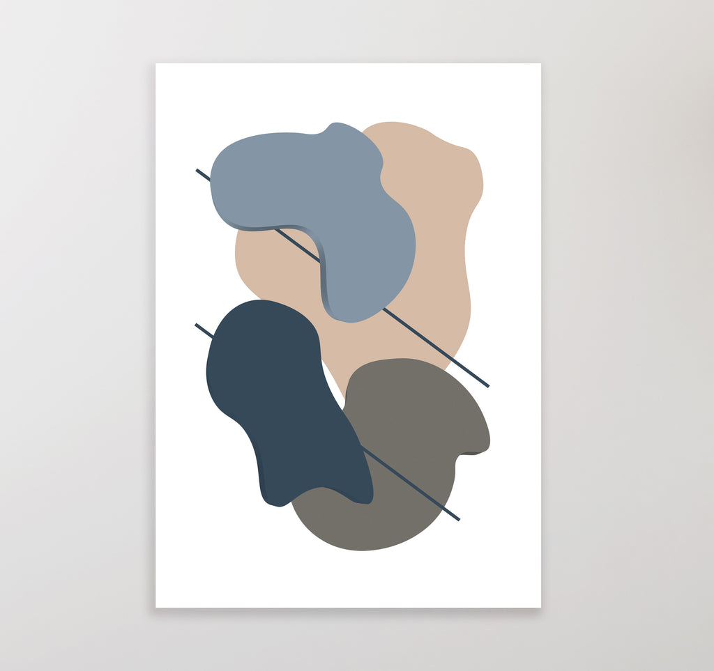 Abstract printable wall art