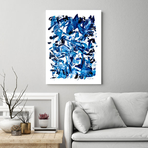 blue abstract art for sale online
