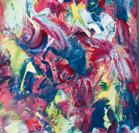 Abstract expressionism painting