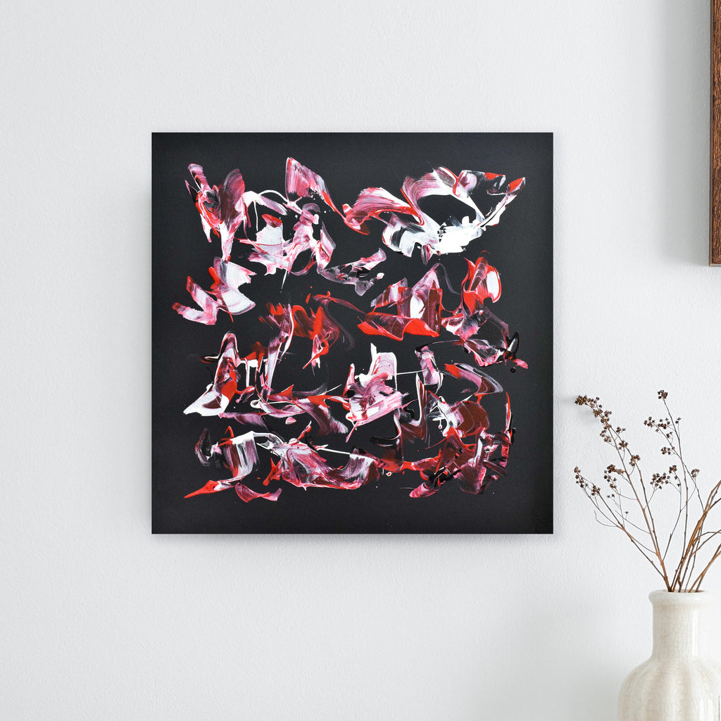 black abstract painting, buy online