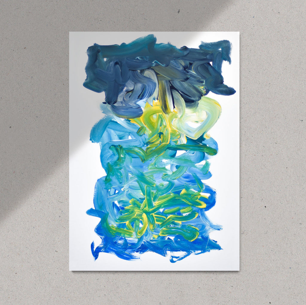 Abstract expressionist painting for sale online